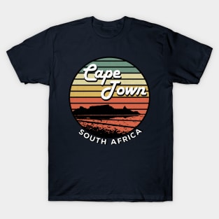 Cape Town Table Mountain South Africa Vintage T-Shirt
